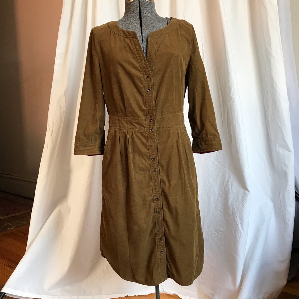 Anthropologie Maeve Corduroy Dress with Pockets!!